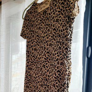 Leopard print dress